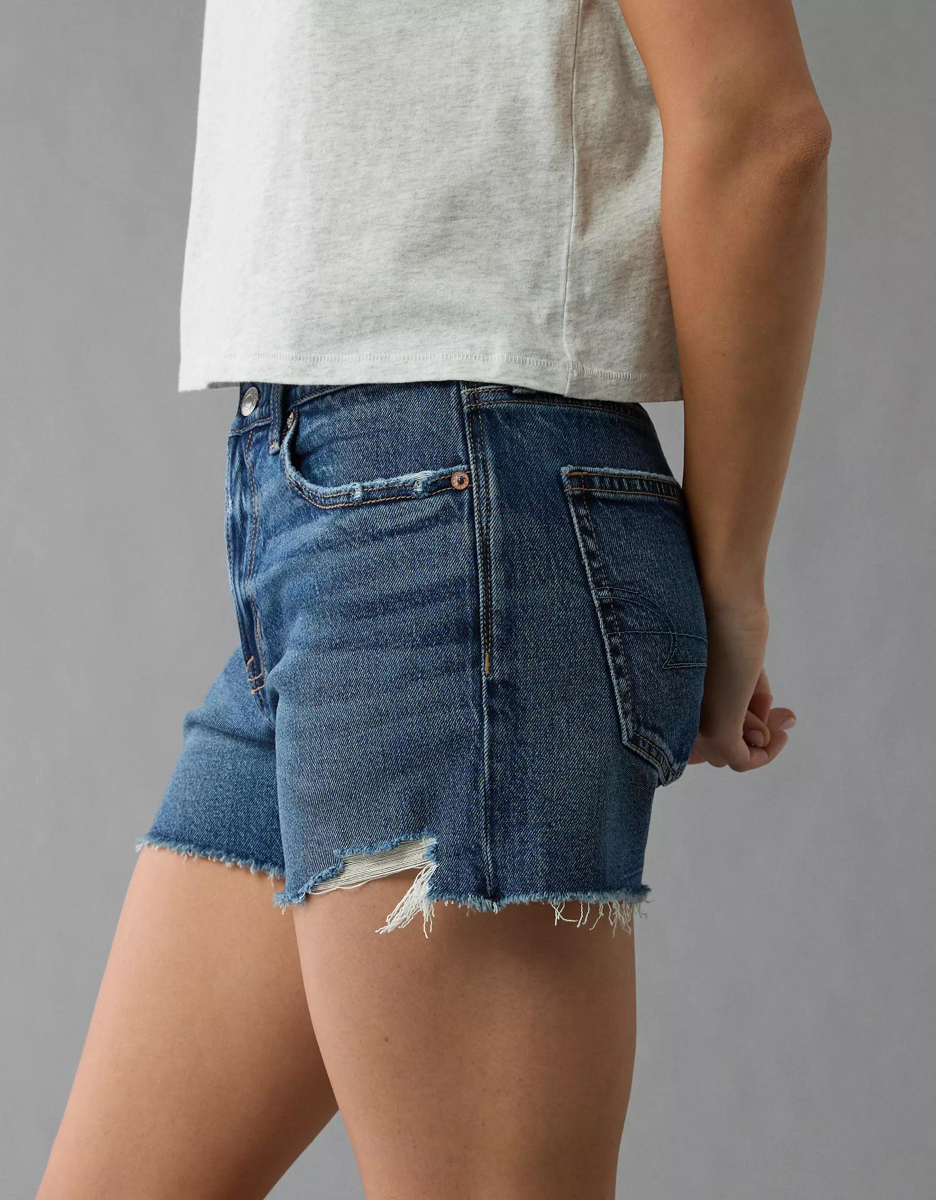 AE Stretch Low-Rise Ex-Boyfriend Denim Short Product Image