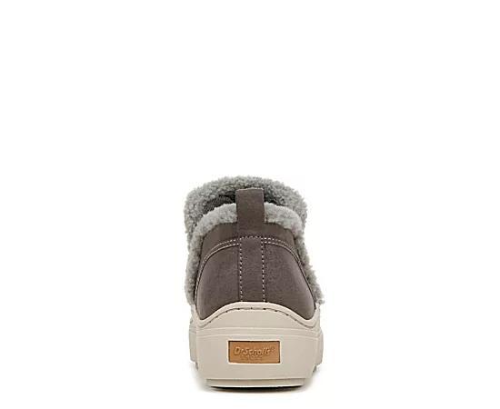 Dr. Scholls Time Off Yo Womens Cozy Ankle Boots Gray Grey Product Image