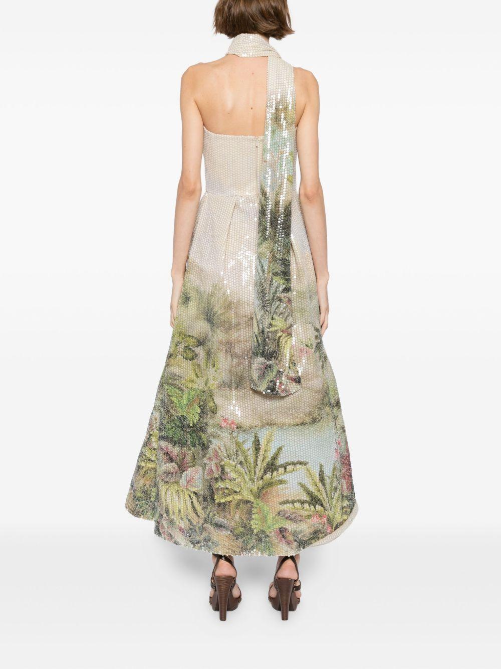 printed sequins dress Product Image