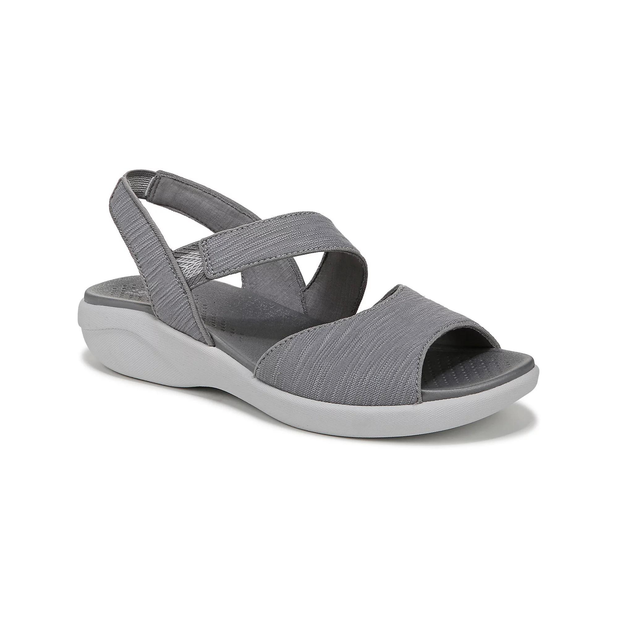 LifeStride Cheerful Women's Strappy Sandals, Size: 7 Wide, Grey Product Image