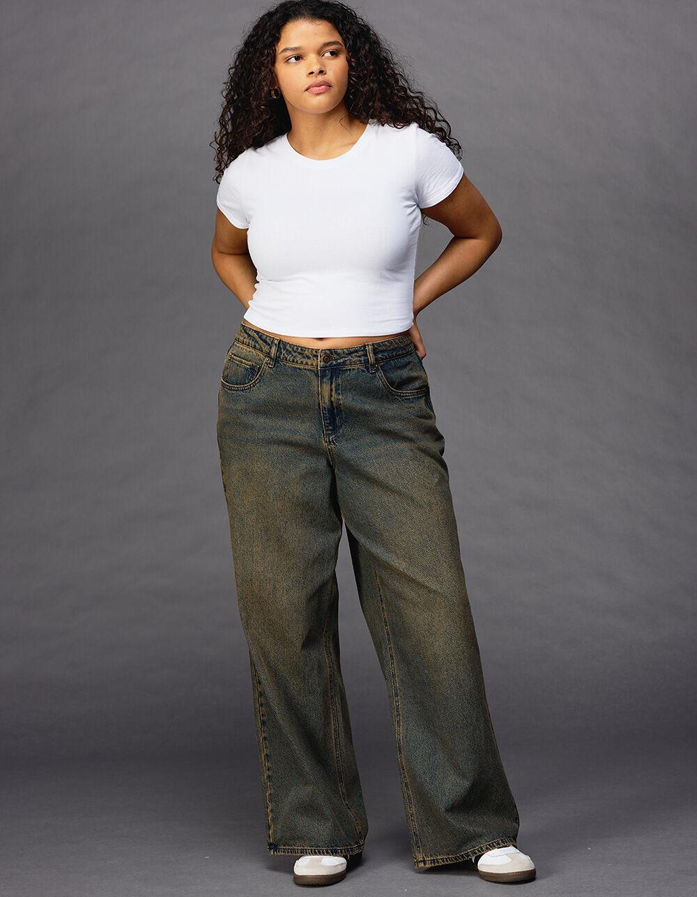 RSQ Womens Low Rise Baggy Jeans Product Image