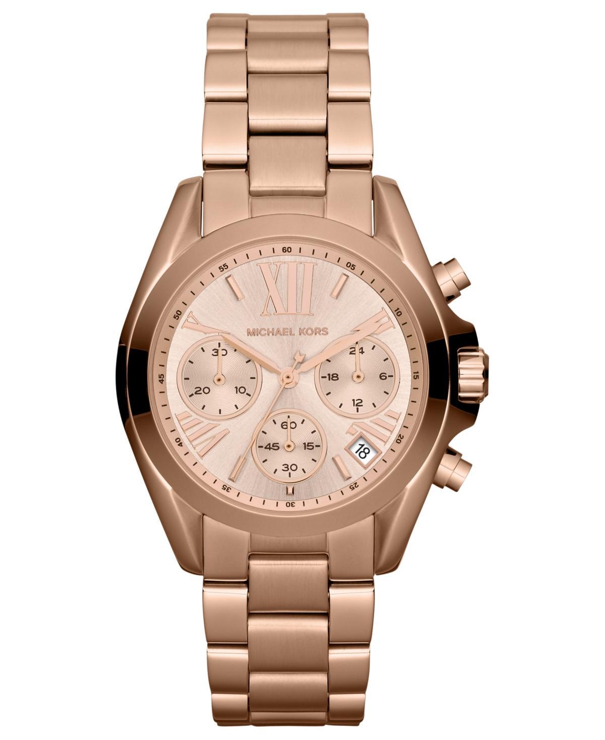 Michael Kors MK5799 - Bradshaw Mini (Rosegold) Chronograph Watches Product Image