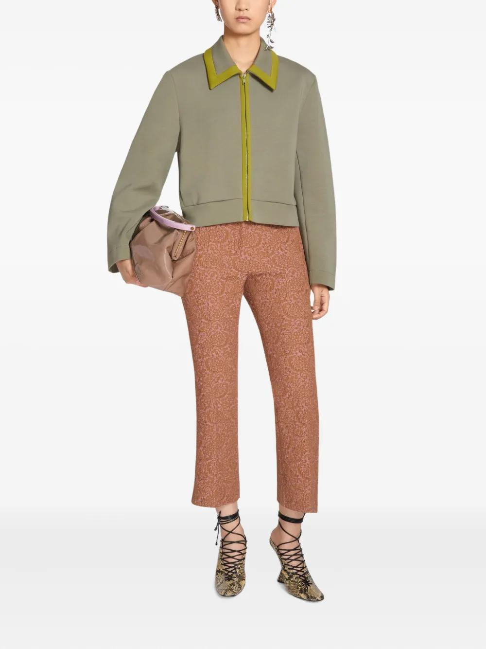 contrast-trim jacket Product Image