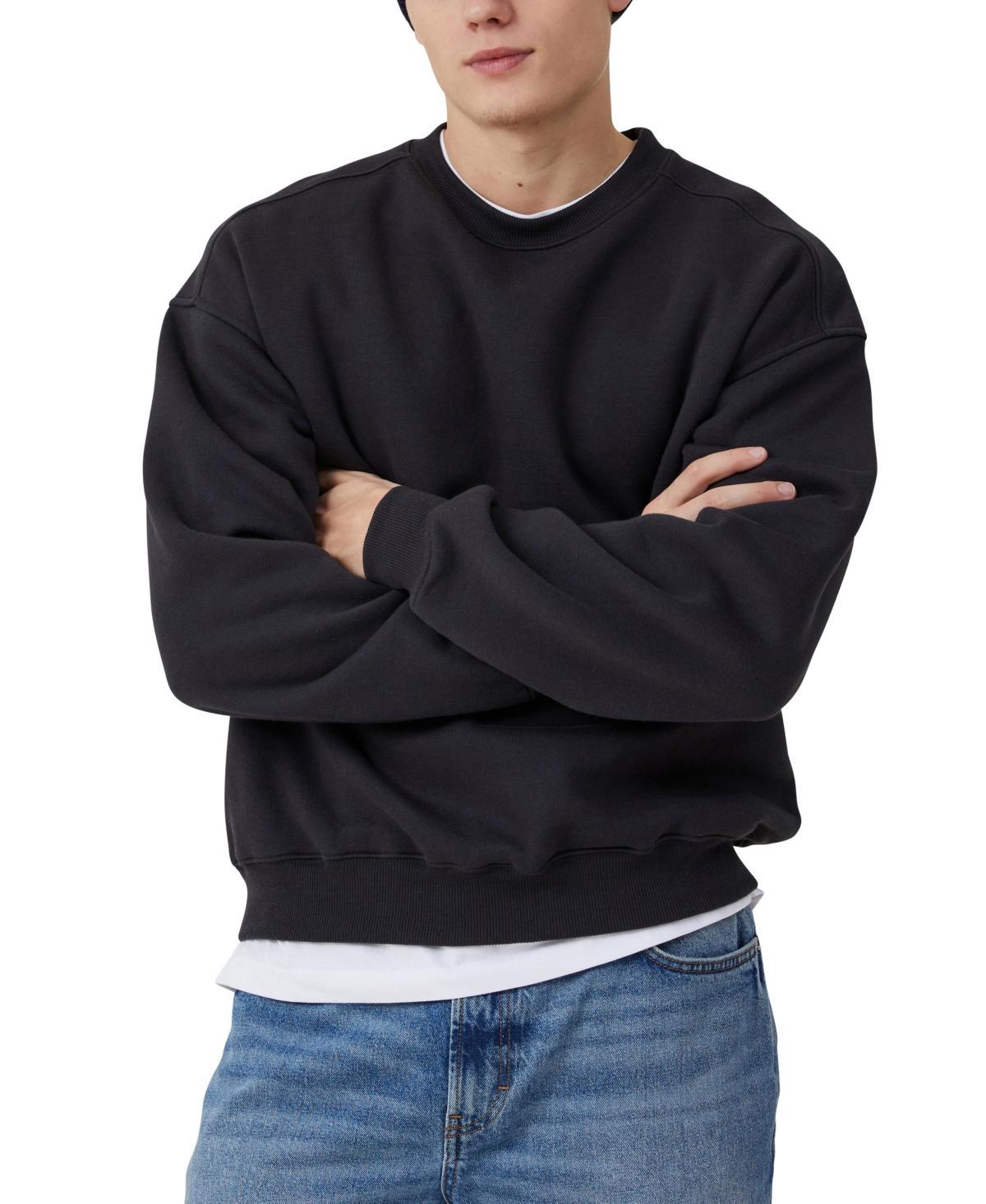 Cotton On Men's Box Fit Crew Sweater in Bone at Nordstrom, Size Xx-Small Product Image