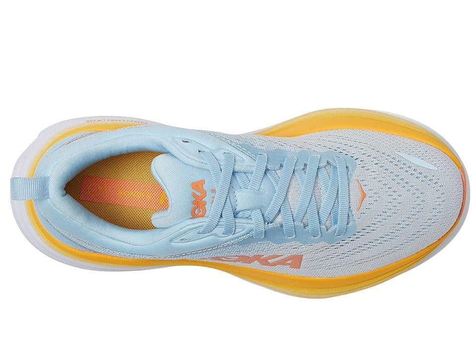 Hoka Women's Bondi 8 White) Women's Shoes Product Image