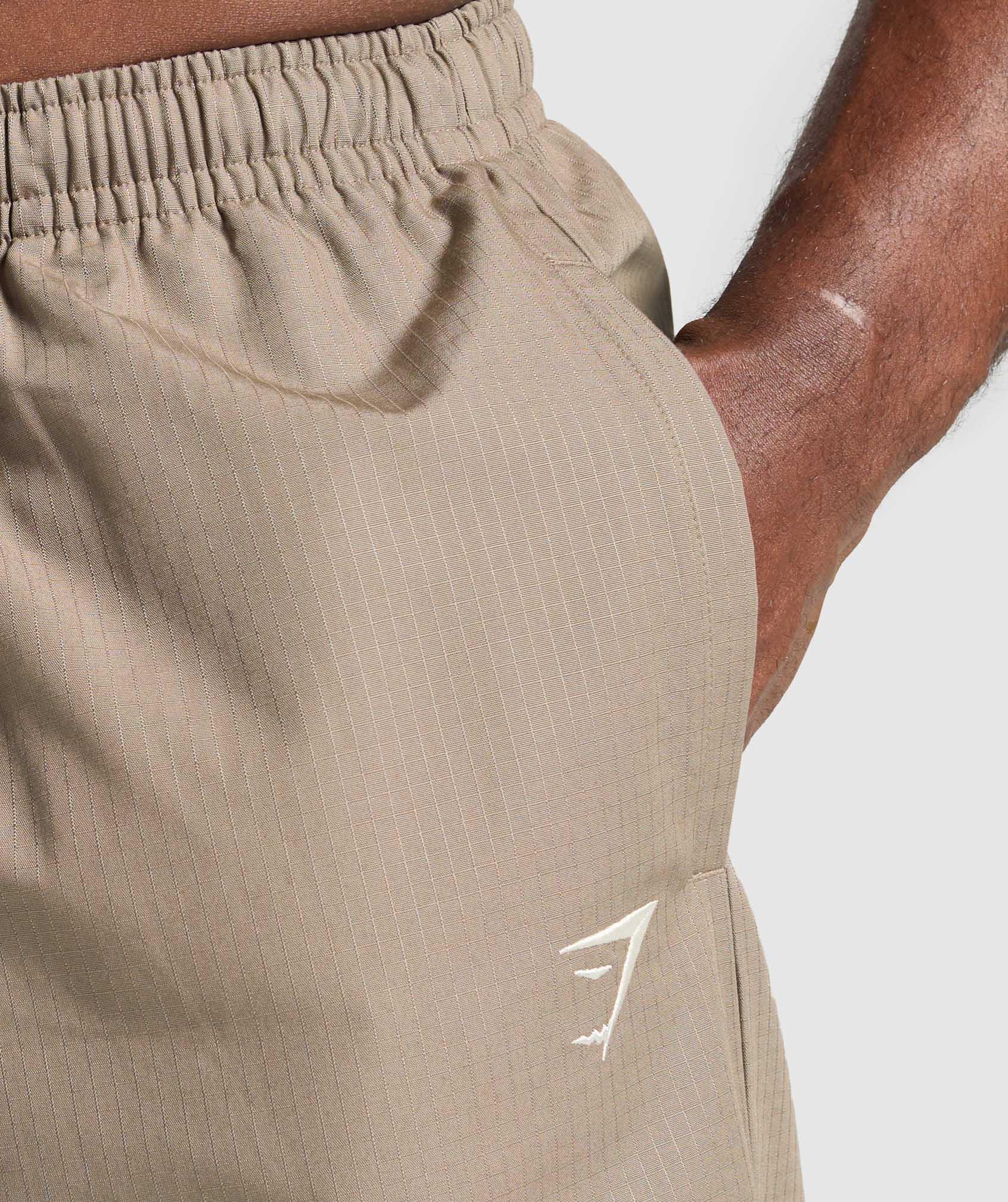 Gymshark Ripstop Pumper Pants - Lifestyle Brown Male Product Image