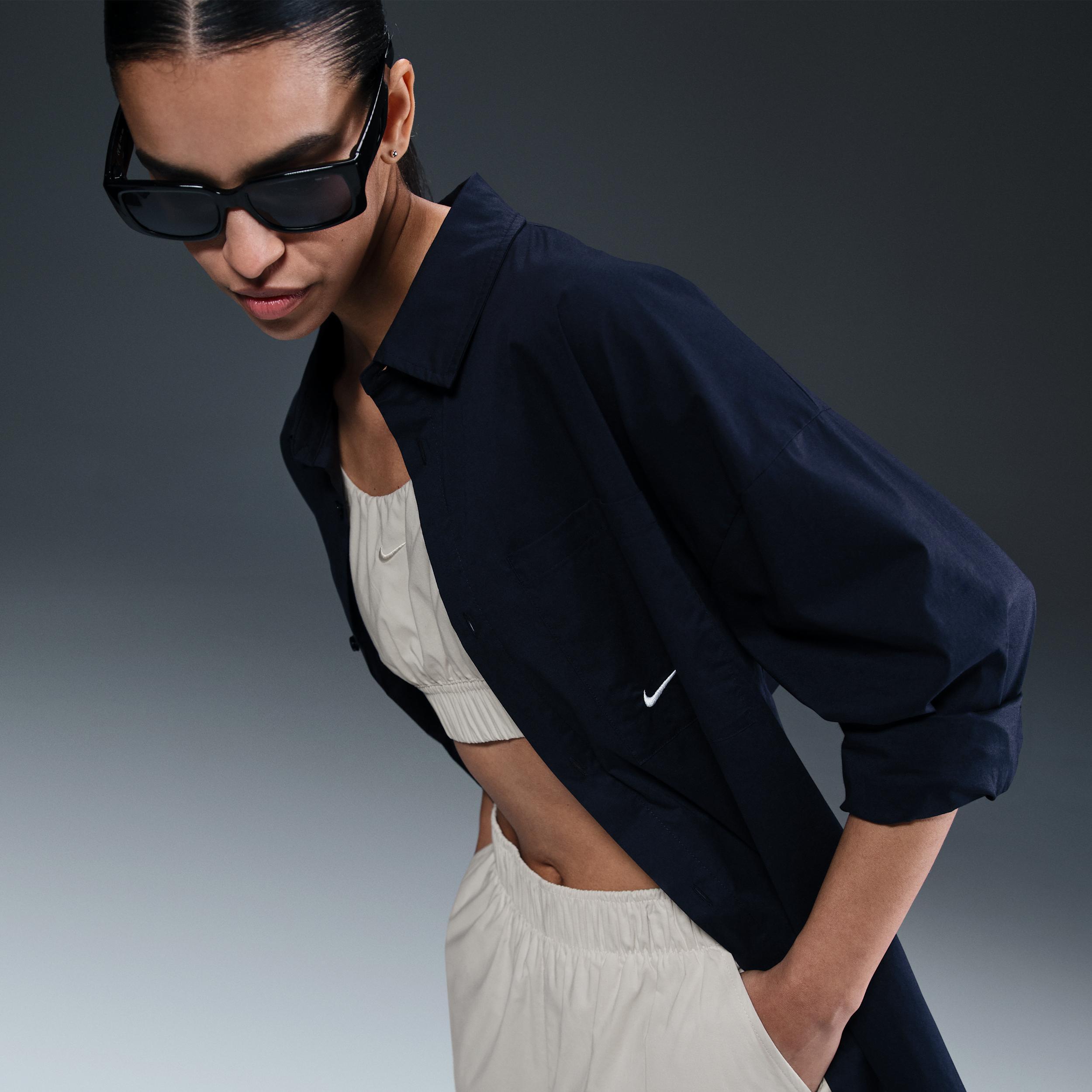 Women's Nike Sportswear Chill Poplin Mid-Rise 5" Shorts Product Image