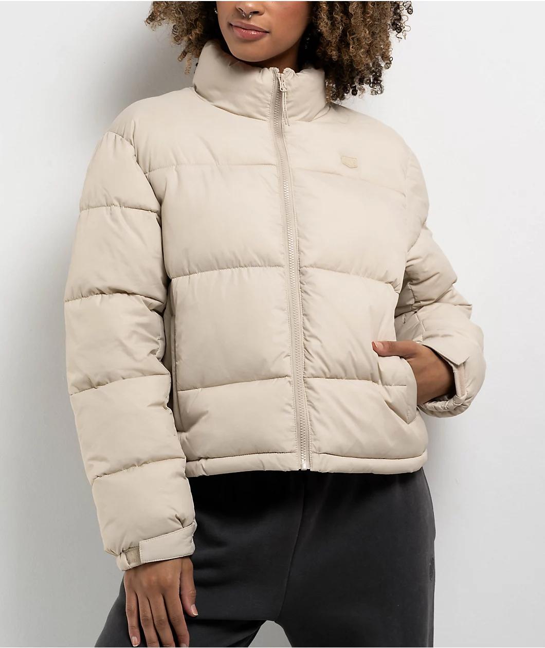 Dravus Aurora Cream Puffer Jacket Product Image
