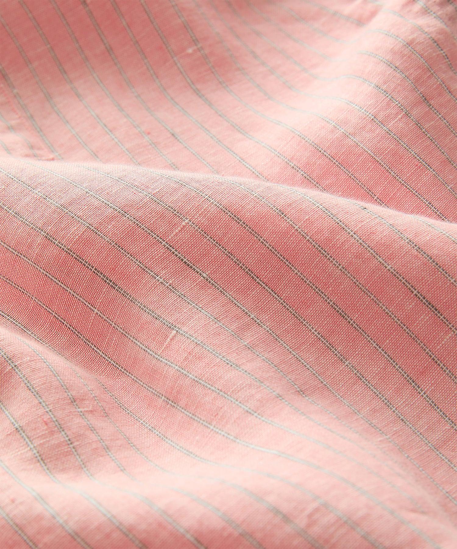 Cropped Sea Soft Irish Linen Camp Collar Shirt Product Image