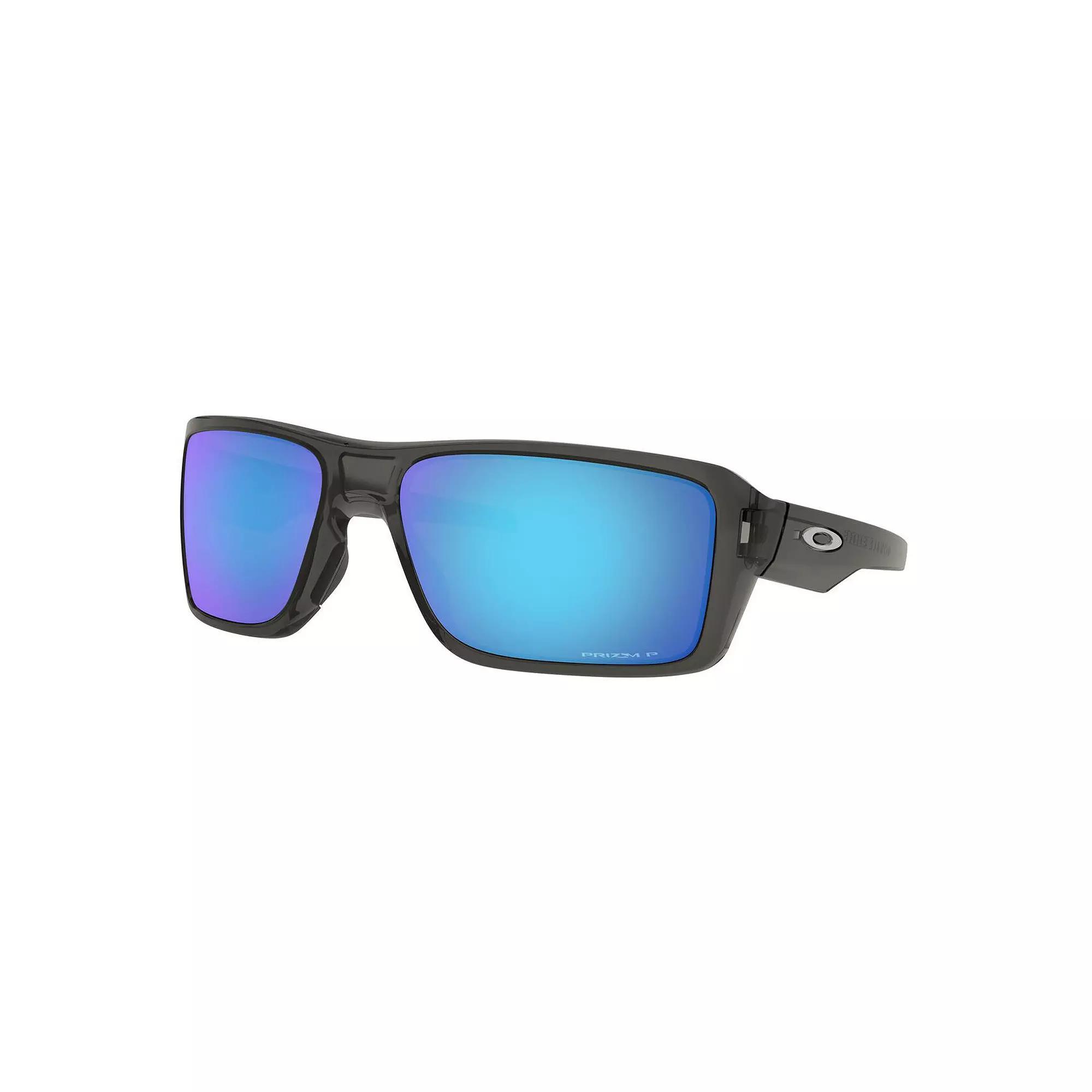 Men's Oakley OO9380 66mm Double Edge Rectangle Sunglasses, Gray Product Image