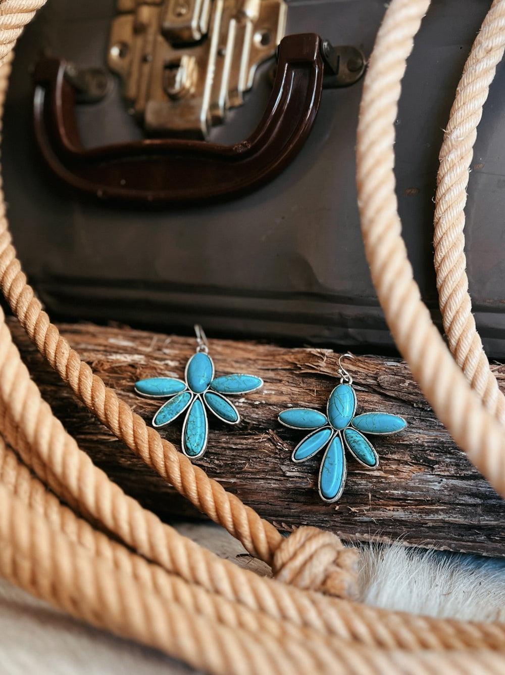 Dragon Fly Turquoise Earrings Product Image