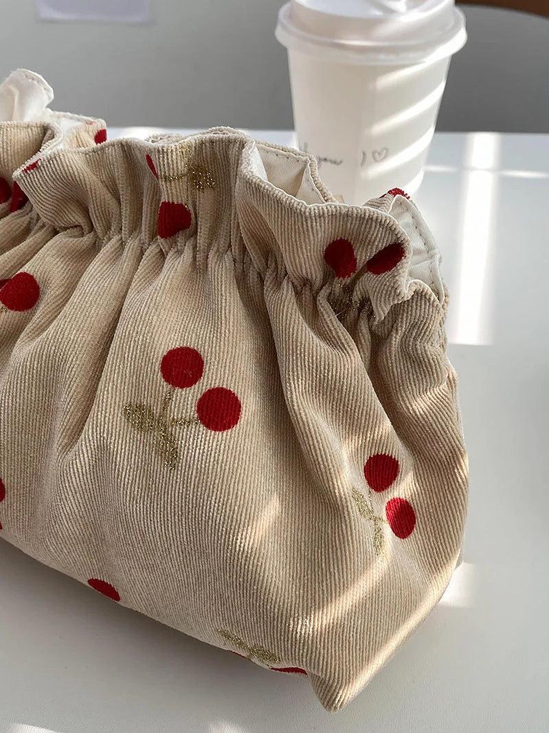 Cherry Bow Cosmetic Bag Product Image