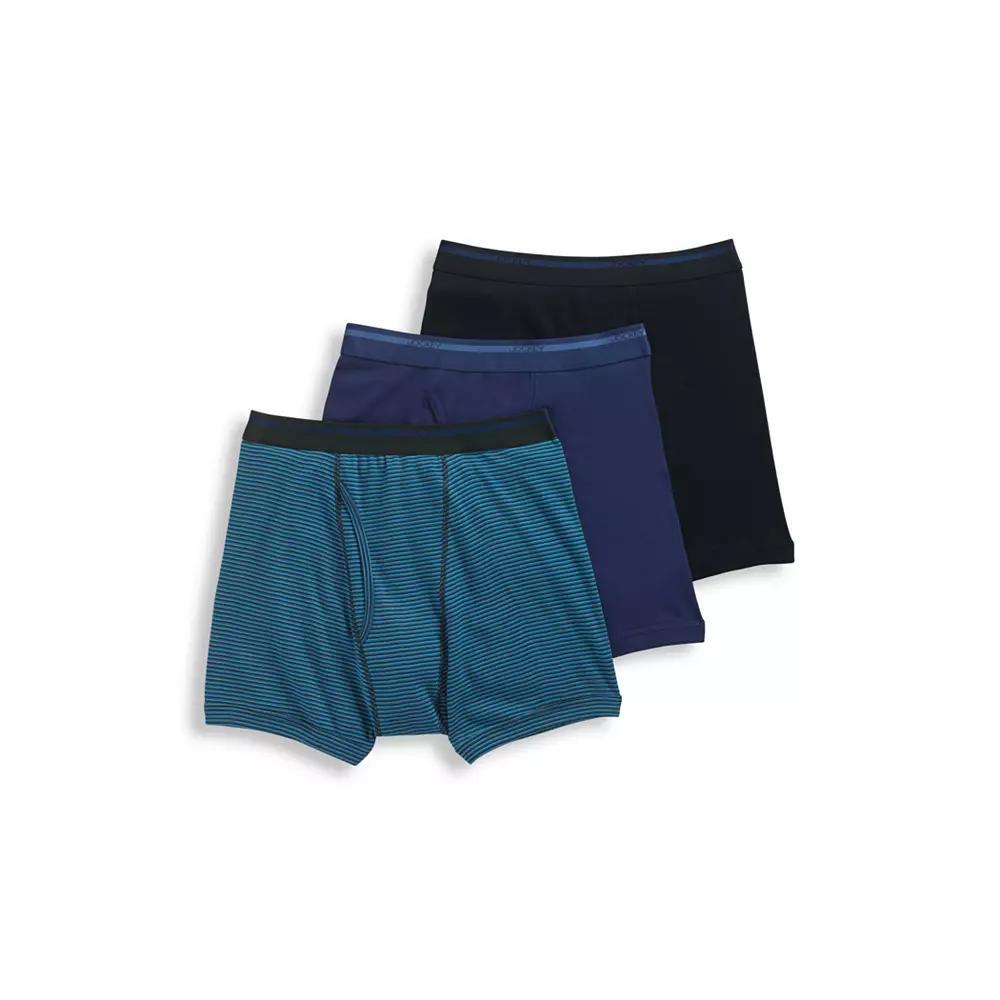 Mens Jockey 3-Pack Lightweight Classic 5 Boxer Brief Black Product Image