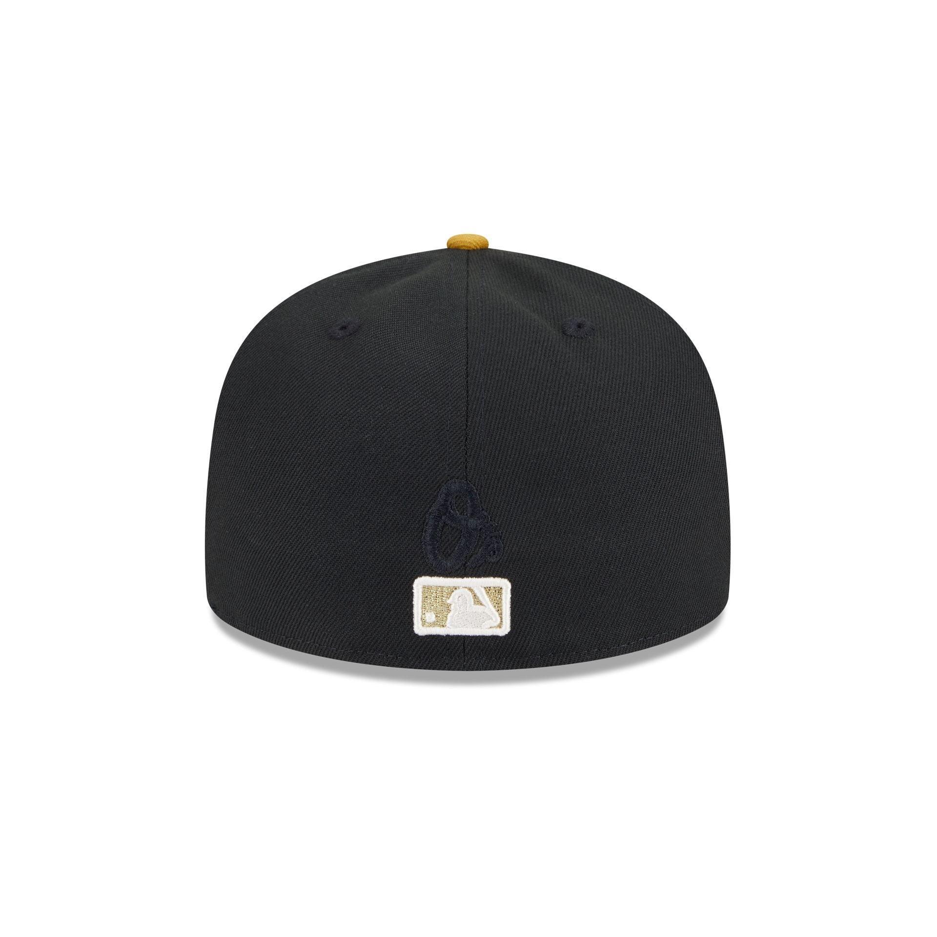 Baltimore Orioles Metallic Gold Logo 59FIFTY Fitted Hat Male Product Image