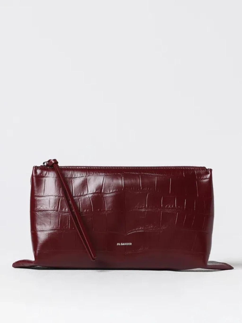 JIL SANDER Burgundy Empire Small Bag Product Image