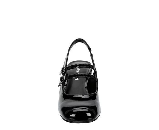 madden girl Doll Womens Slingback Block Heels Product Image