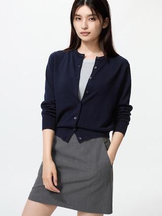 Womens Merino Cardigan Medium UNIQLO US Product Image