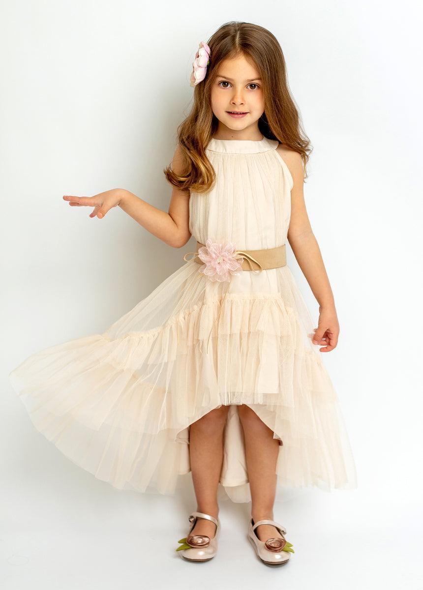 Calliana Belt in Shell/Tan Girls Product Image