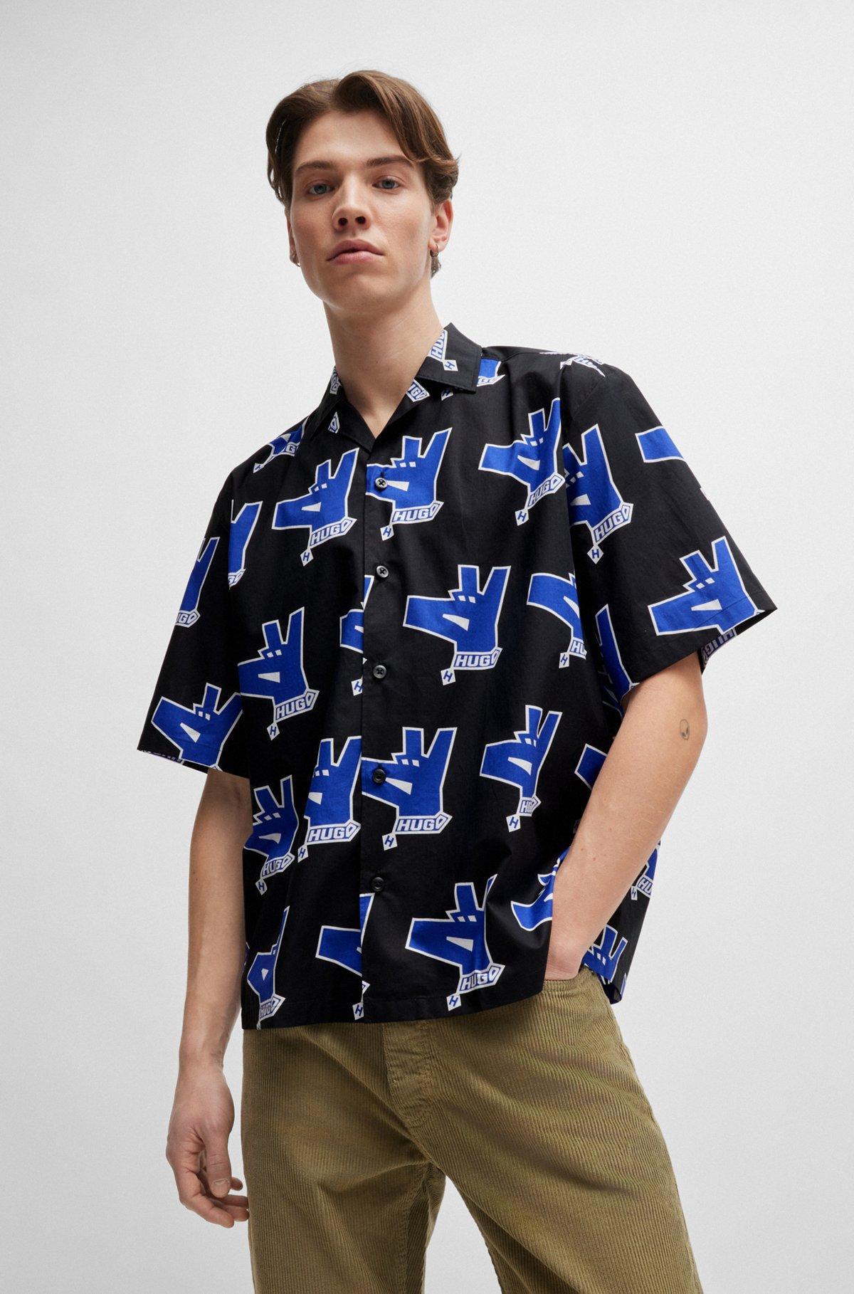 Oversize-fit shirt with print Product Image