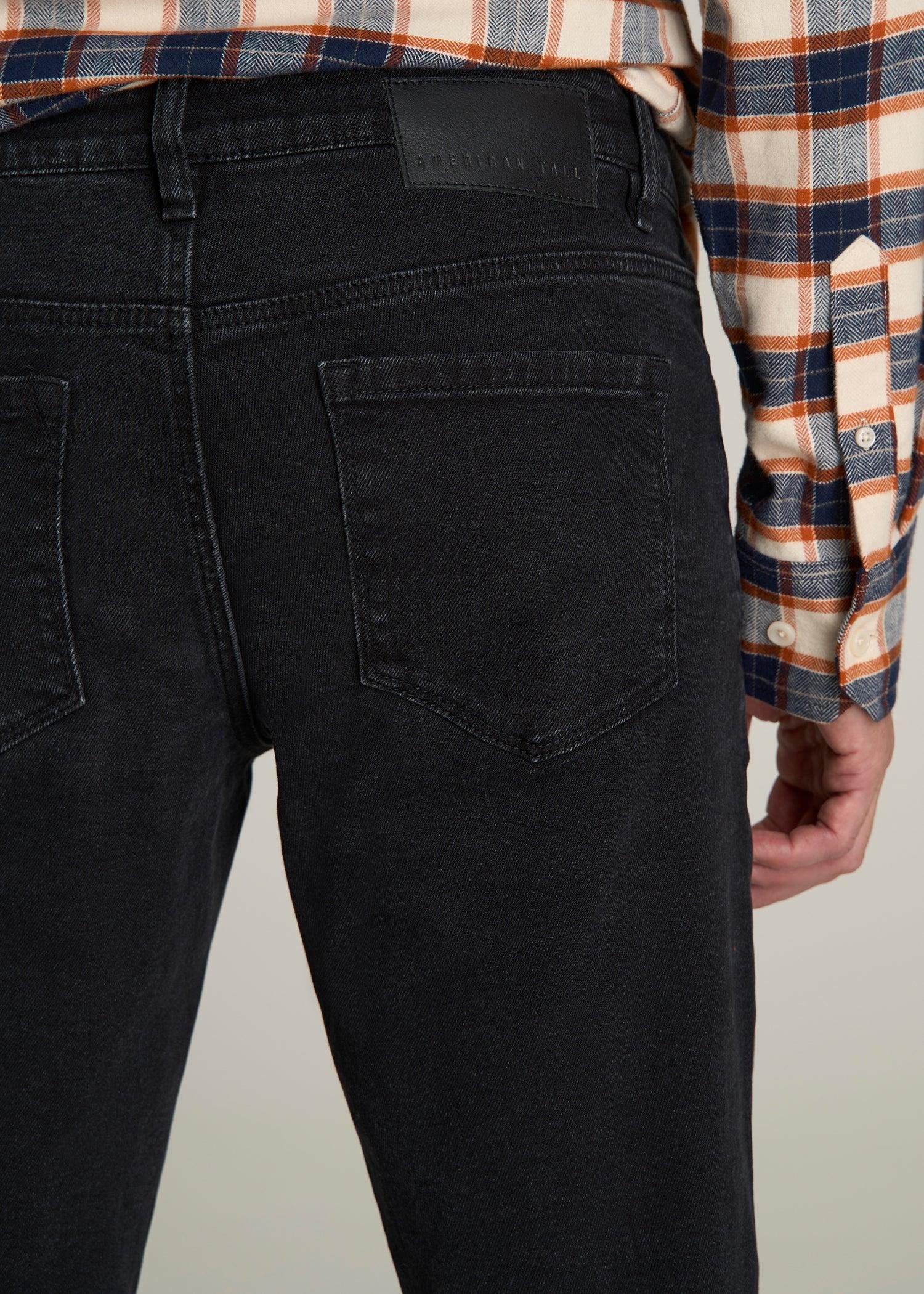 Carman TAPERED Jeans for Tall Men in Onyx Black Wash Product Image
