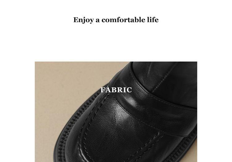 Platform Panel Knit Short Sock Boots Product Image