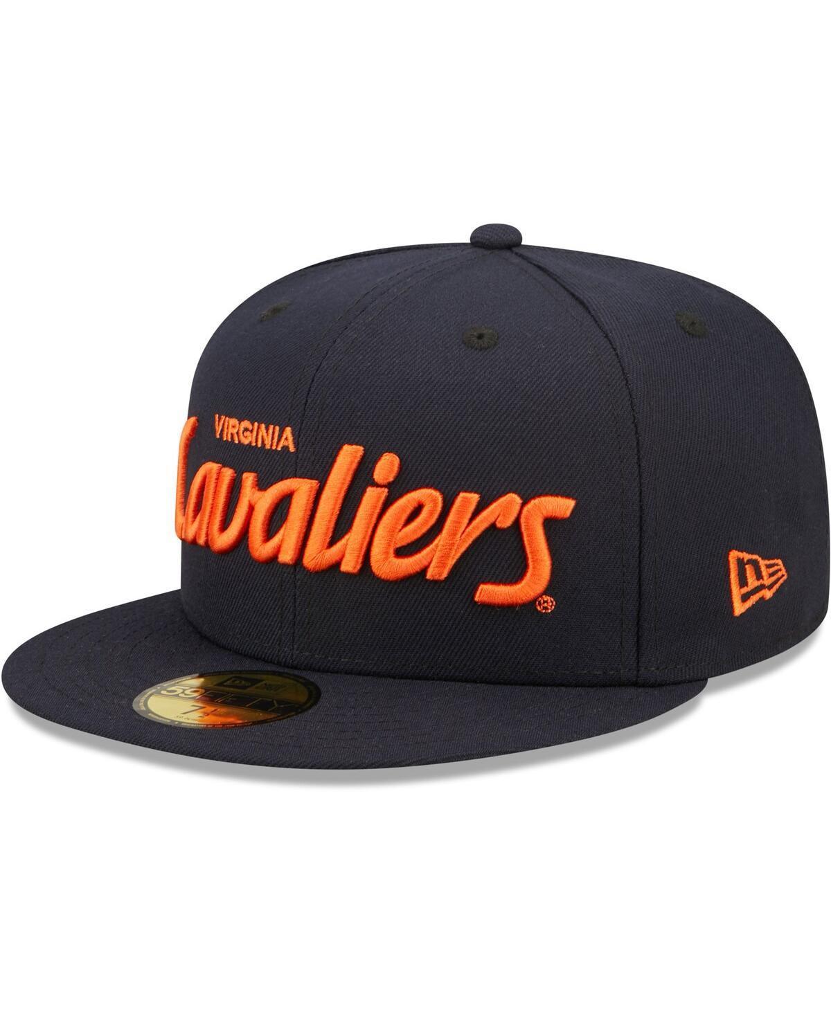 Men's New Era Navy Virginia Cavaliers Griswold 59FIFTY Fitted Hat, Size: 7 1/4, Blue Product Image
