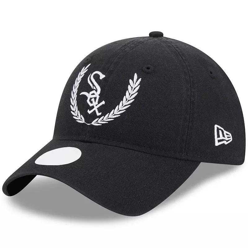 Women's New Era Black Chicago White Sox Leaves 9TWENTY Adjustable Hat Product Image