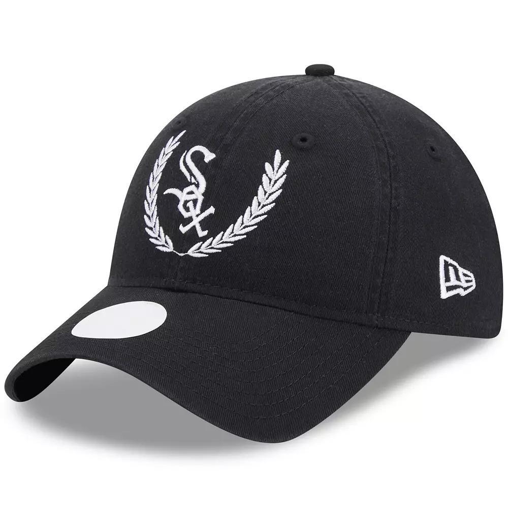 Women's New Era Black Chicago White Sox Leaves 9TWENTY Adjustable Hat Product Image
