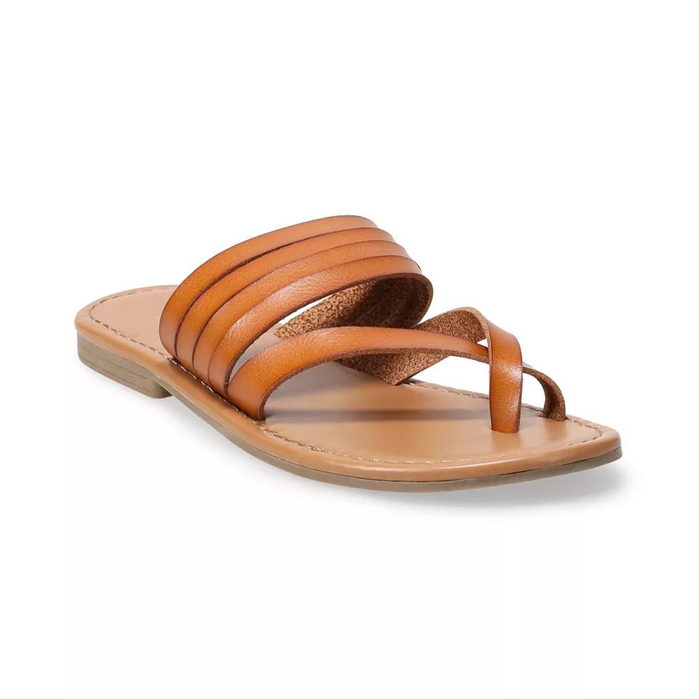 Sonoma Goods For Life® Cressida Women's Thong Sandals, Size: 7, Red Product Image