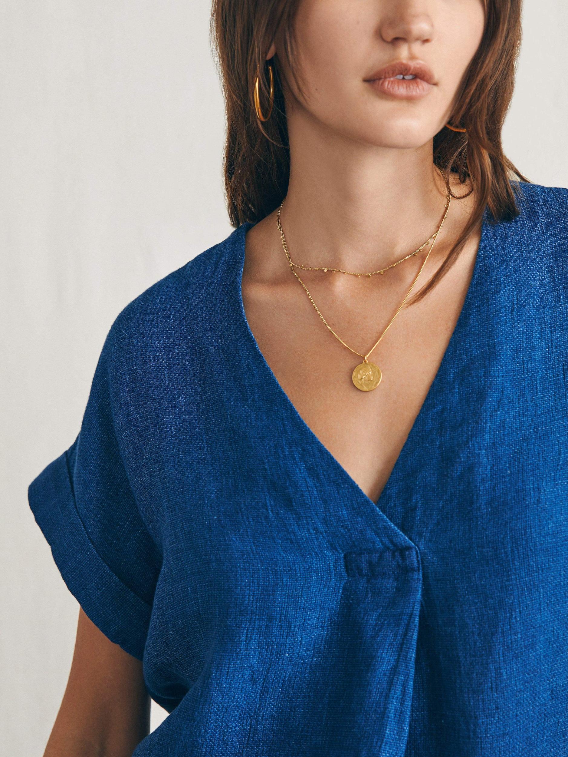 Sanibel Top - Indigo Female Product Image