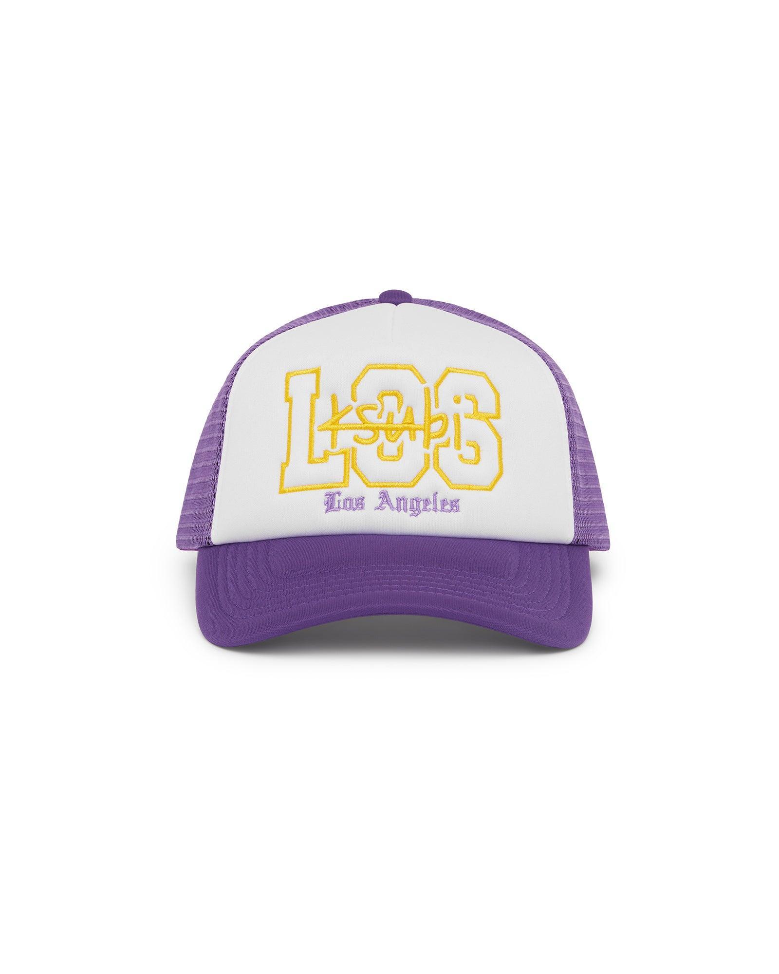 LA AND THE STREETS TRUCKER CAP PURPLE Male Product Image
