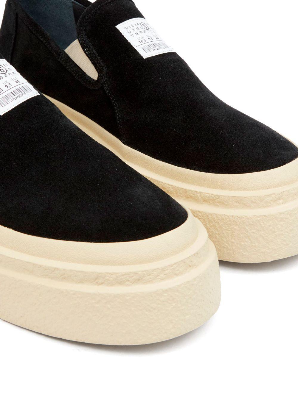 numbers-motif slip-on sneakers Product Image
