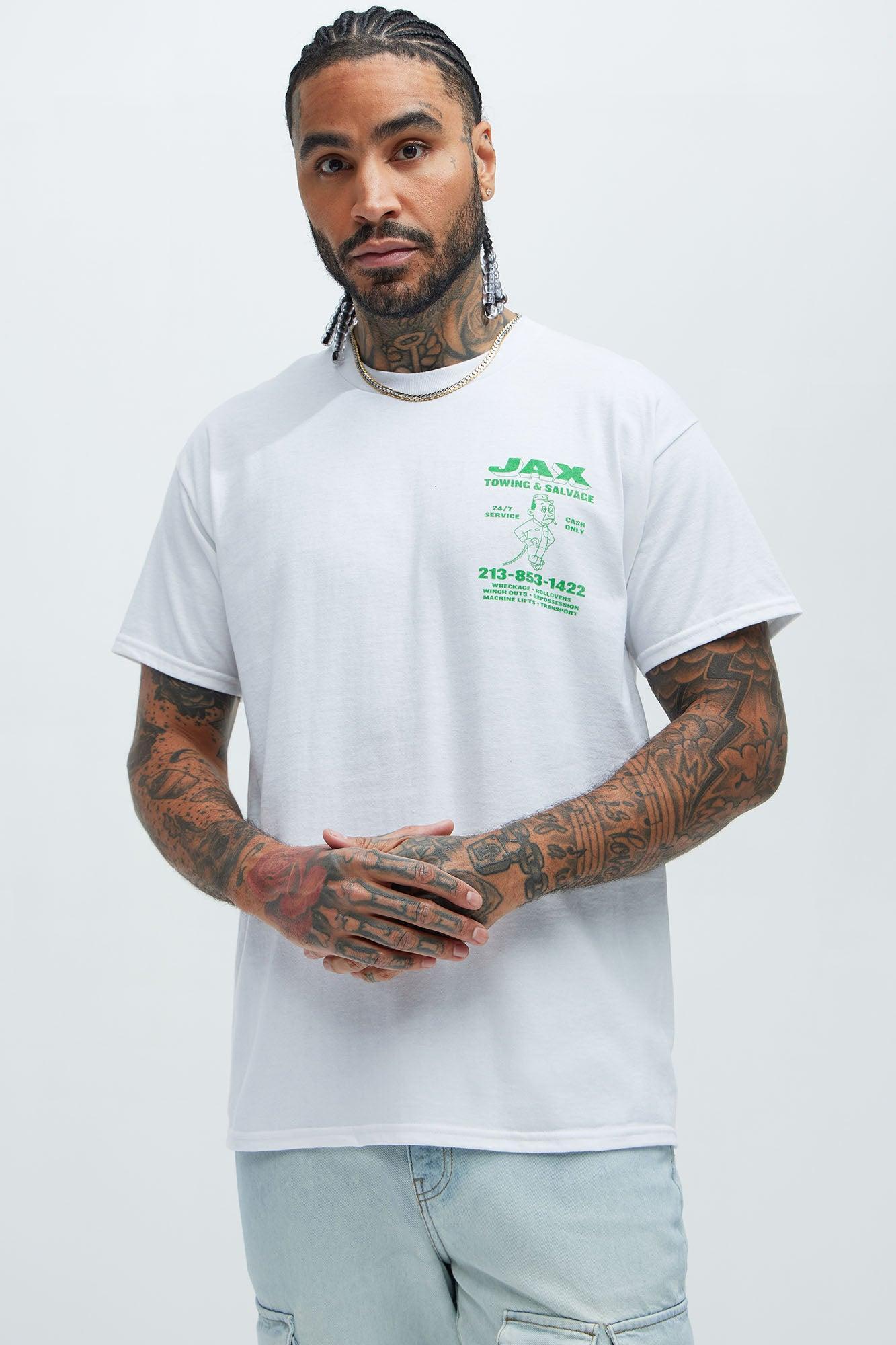 Jax Towing & Salvage Service Short Sleeve Tee - White Product Image