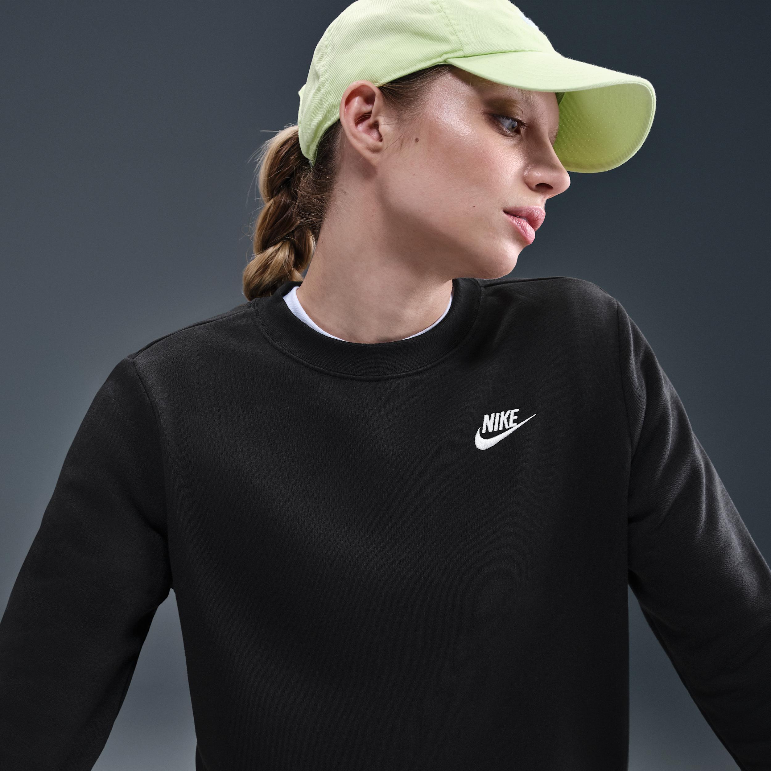 Women's Nike Sportswear Club Fleece Crew-Neck Sweatshirt Product Image