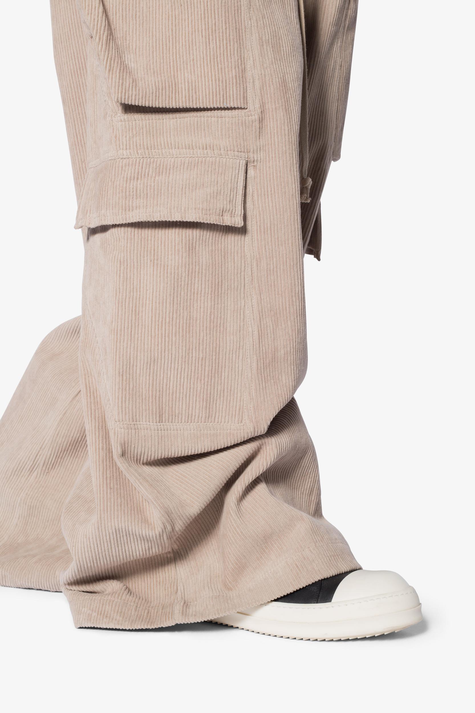 Corduroy Rave Double Cargo Pants - Khaki Product Image