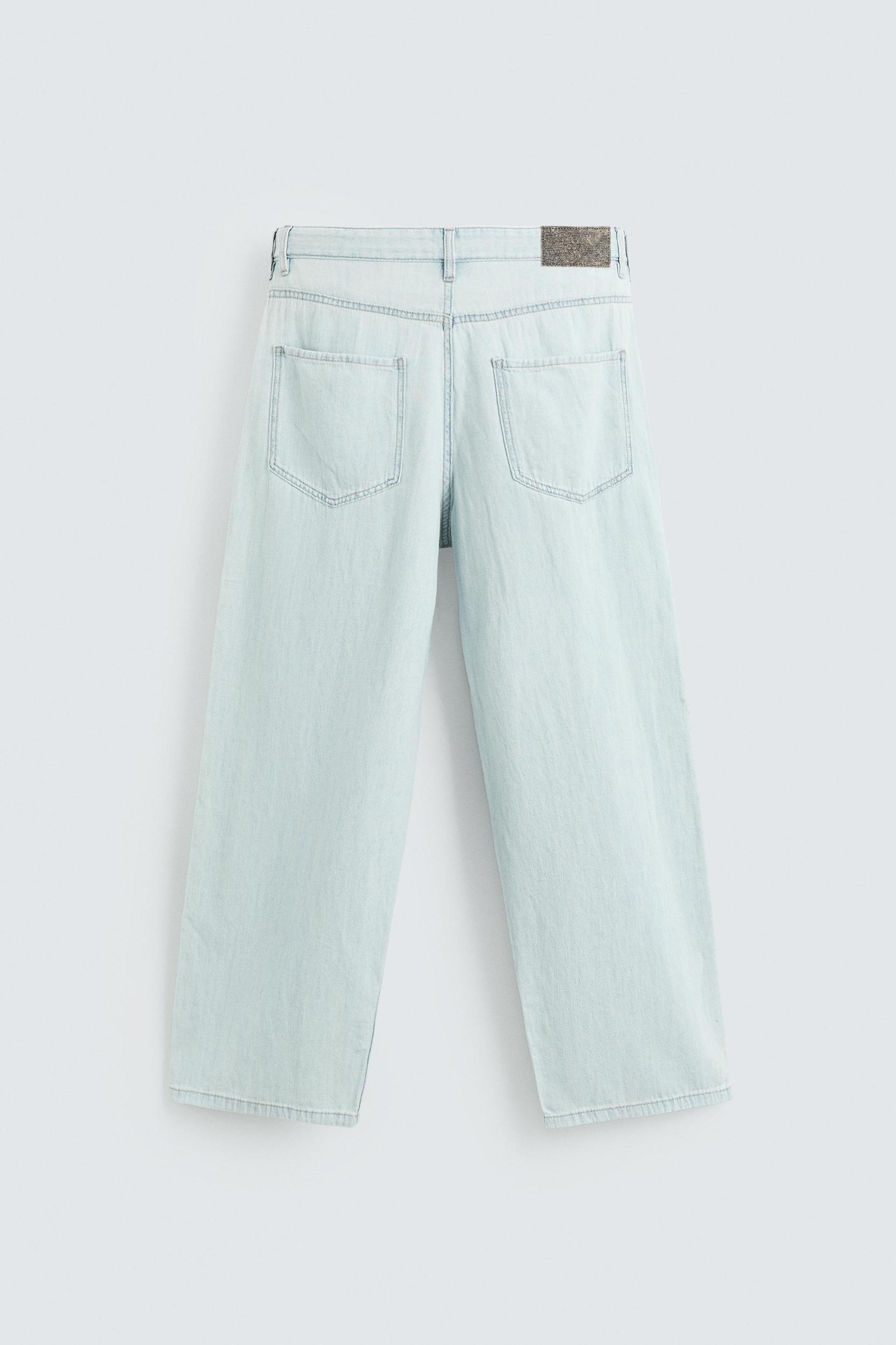 LIGHTWEIGHT LOOSE WIDE FIT JEANS Product Image