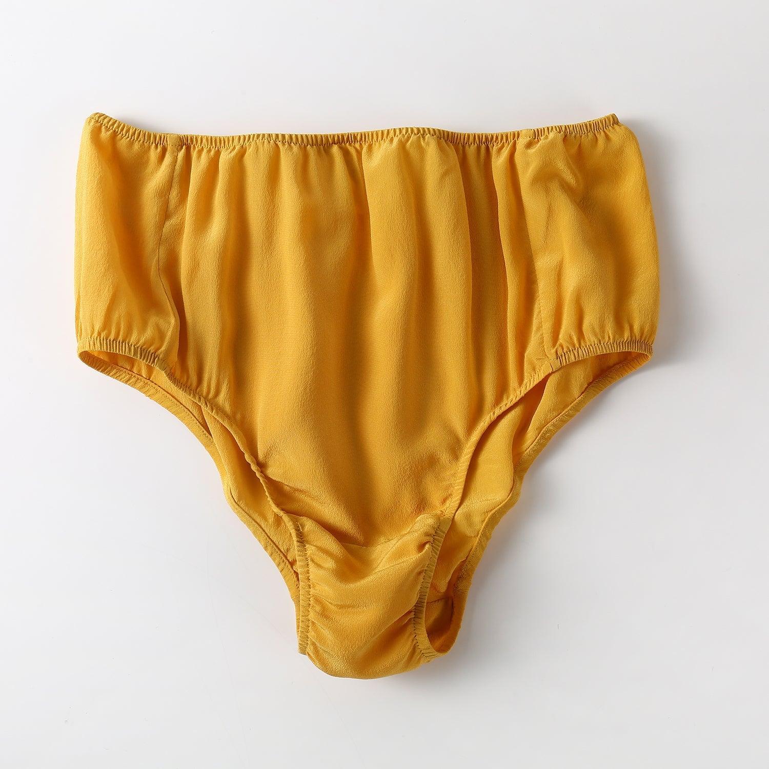 Sample Pure Silk Bikini Size S | Turquoise | Mulberry Silk Pantie Product Image