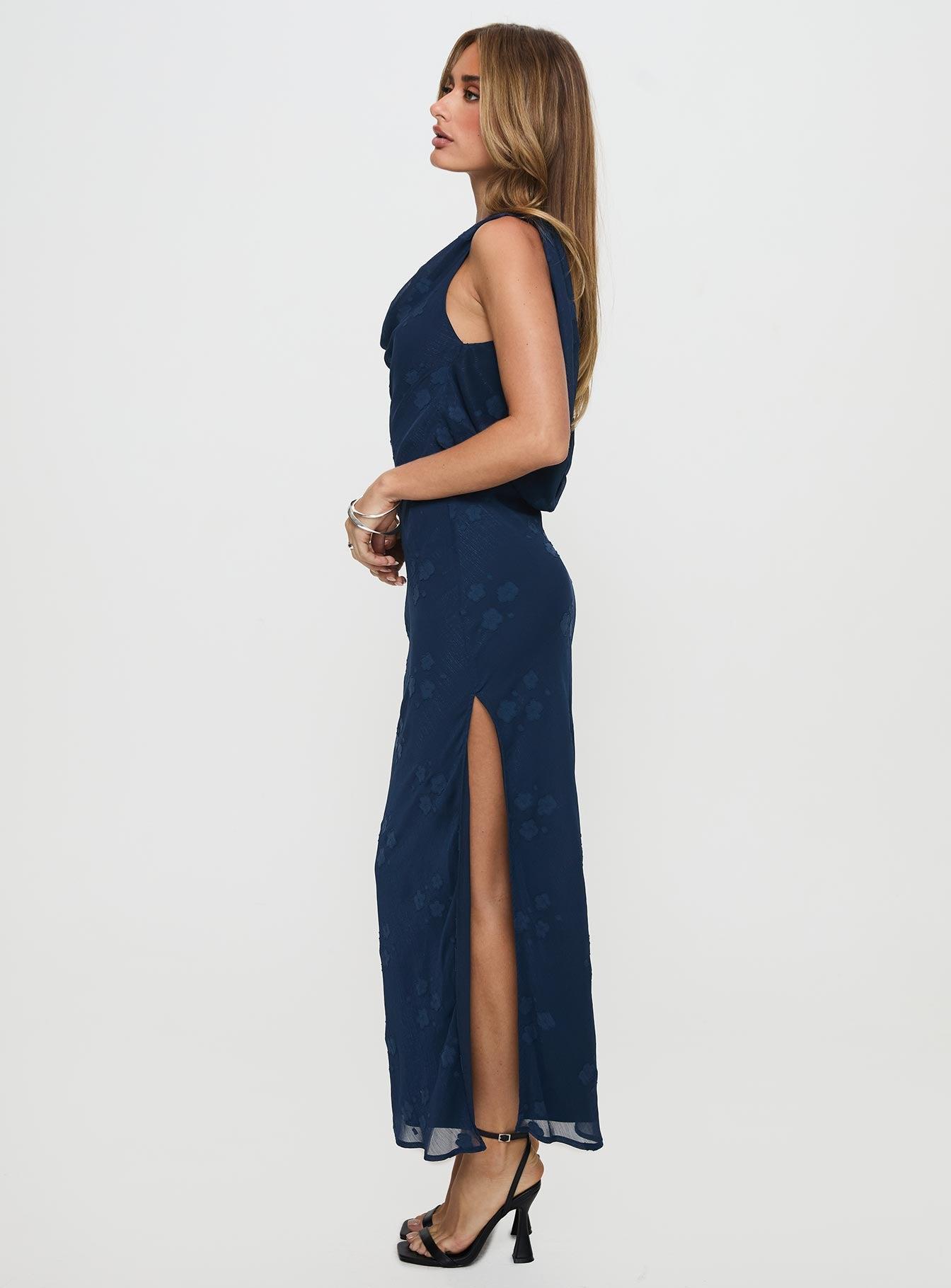 Contessa Maxi Dress Navy Product Image