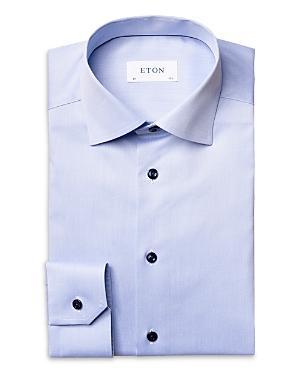 Mens Slim Fit Twill Dress Shirt Product Image