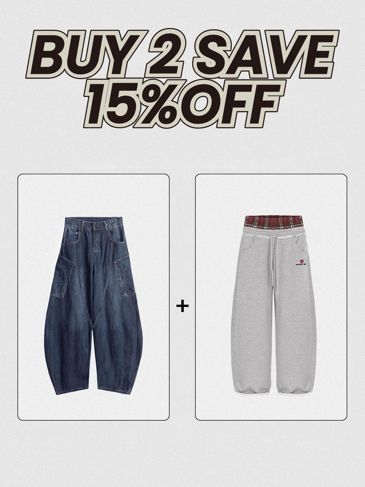 Aelfric Eden Super Baggy Barrel Jeans Product Image