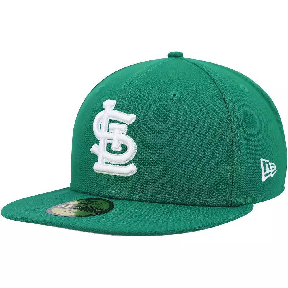 Men's New Era Kelly Green St. Louis Cardinals White Logo 59FIFTY Fitted Hat, Size: 7 1/8 Product Image