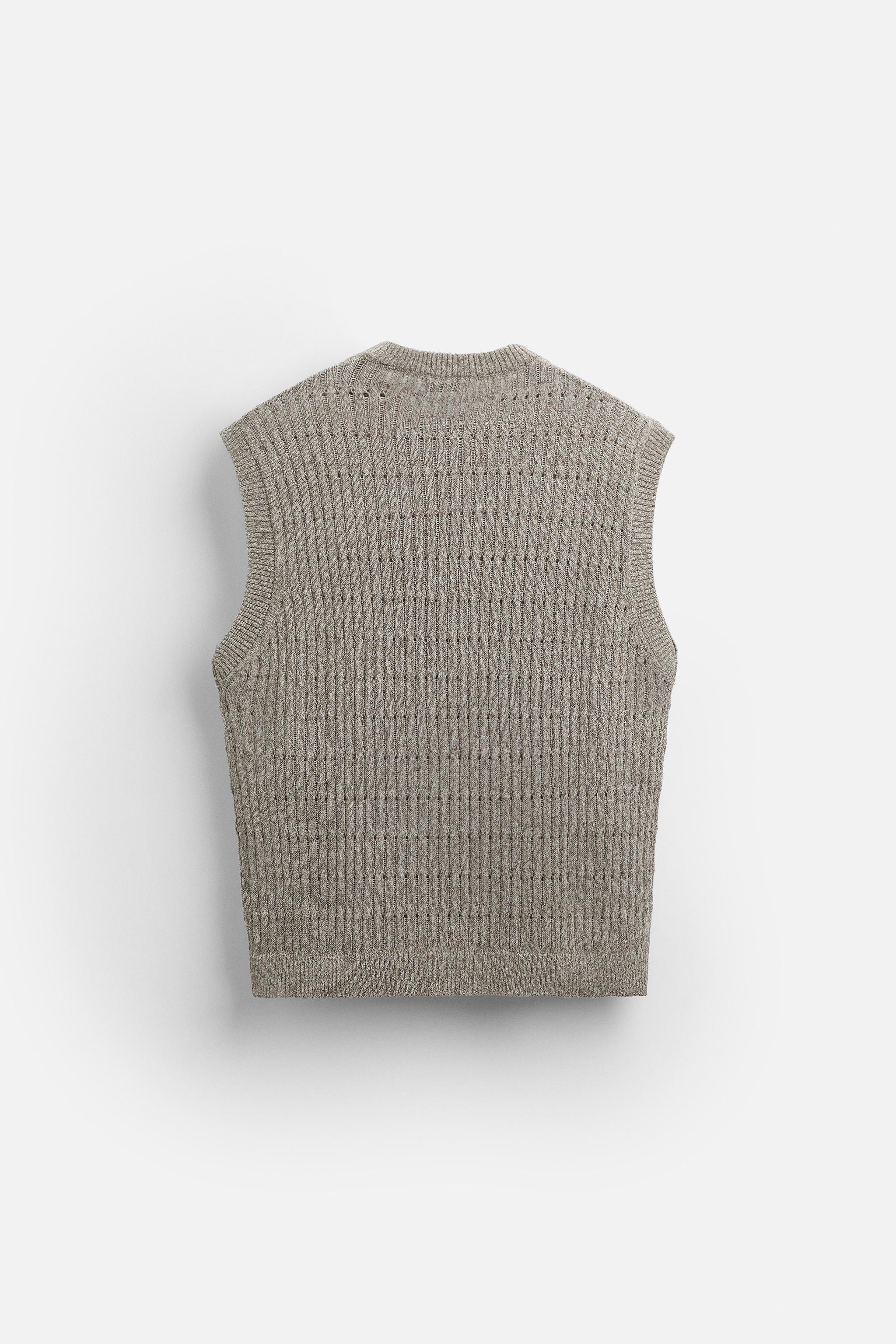 OPEN KNIT VEST Product Image