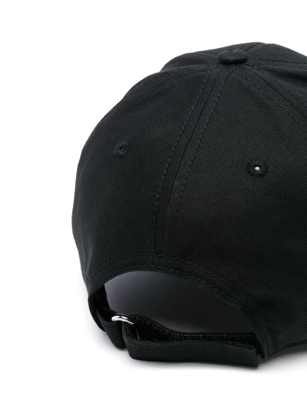 MONCLER Grenoble Logo Embroidered Baseball Cap In Black Product Image