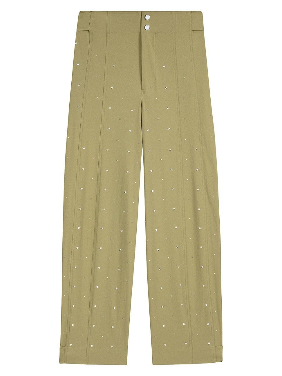 Womens Studded Baggy Trousers Product Image