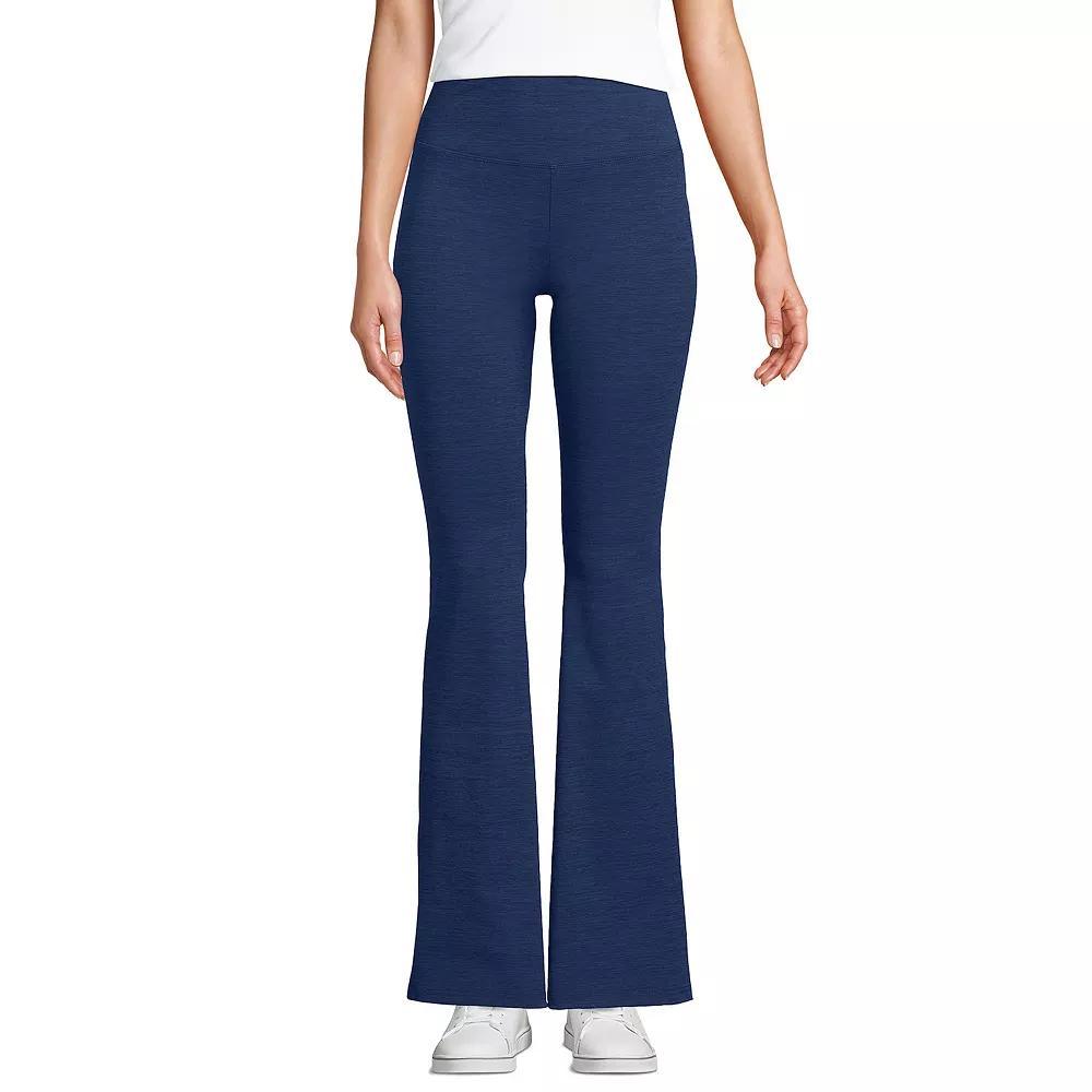 Petite Lands' End High-Rise Slim Flare Active Pants, Women's, Size: XL Petite, Indigo Grey Product Image