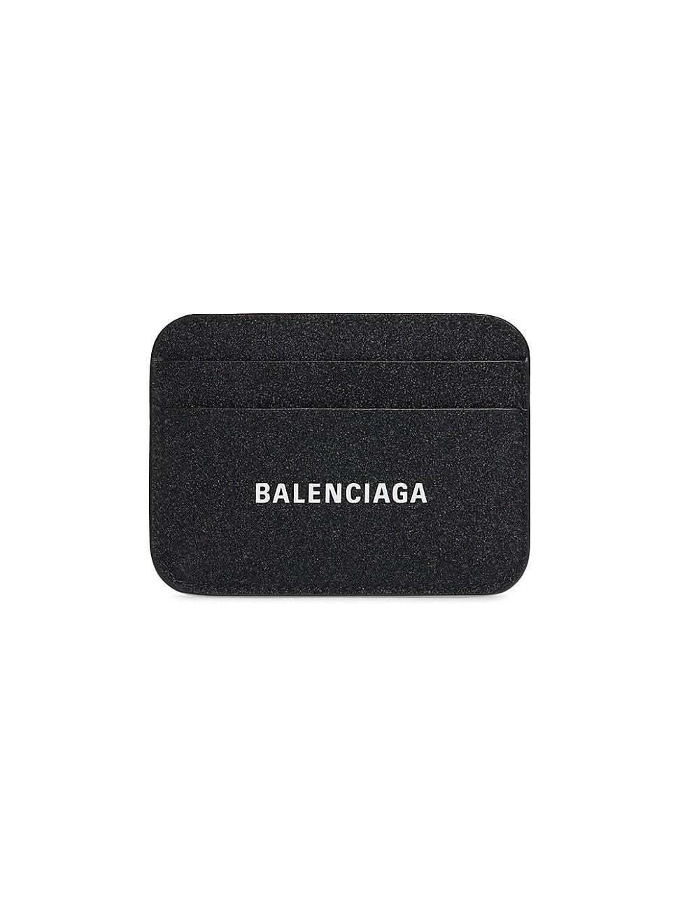 Cash Denim-Print Card Holder Product Image