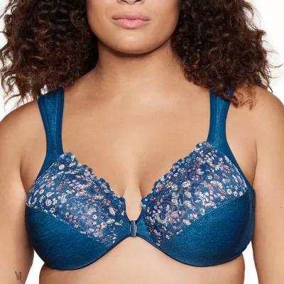 Glamorise Elegance Wonderwire® Front-Close Underwire Unlined Full Coverage Bra 1245 Product Image
