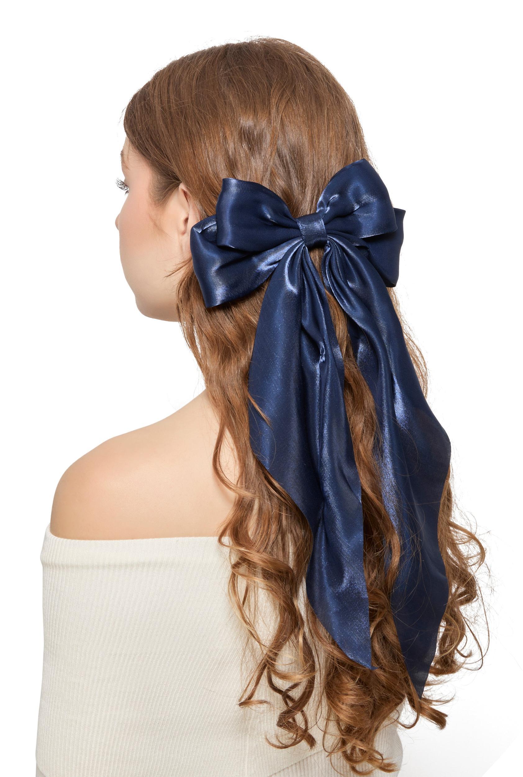 Chiffon Bow Hair Clip Female Product Image