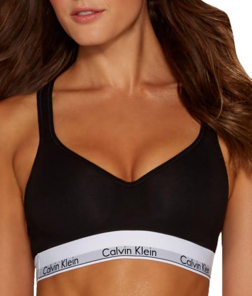 Calvin Klein Modern Cotton Padded Bralette QF1654, Women's, Size: Large, Black Product Image