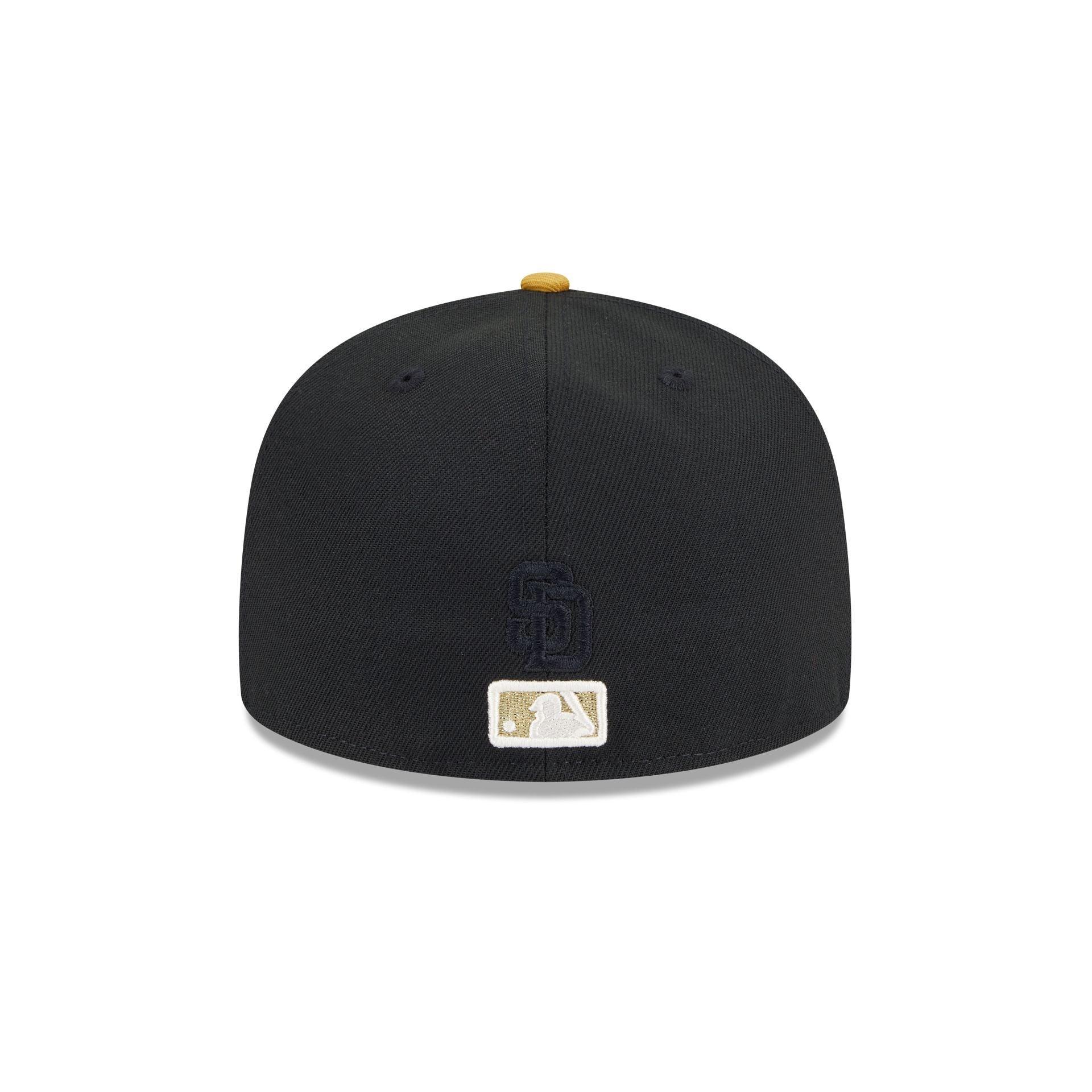 San Diego Padres Metallic Gold Logo 59FIFTY Fitted Hat Male Product Image